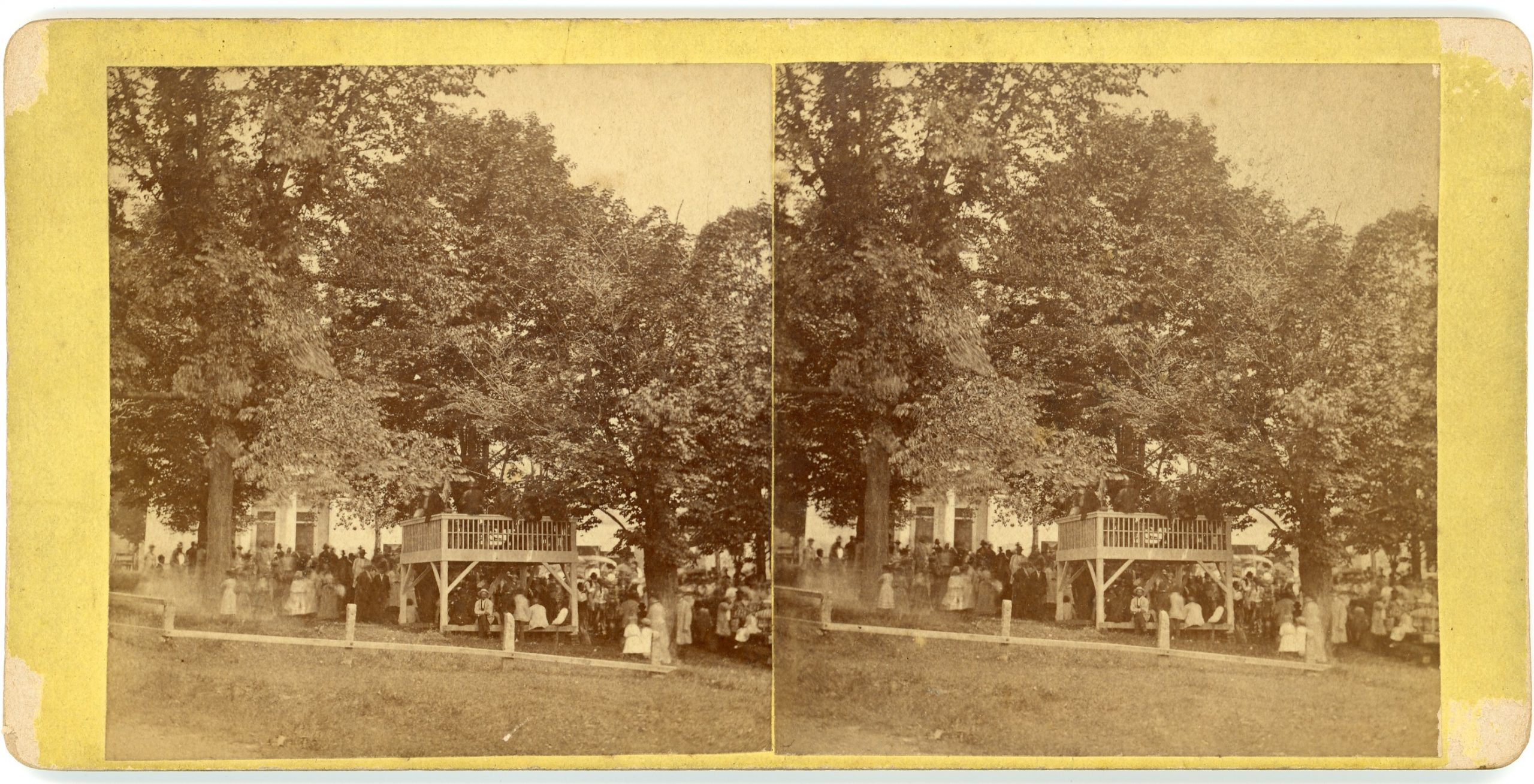 "Vermont Views" H.H.H. Langill Sharon Common, July 4, 1898